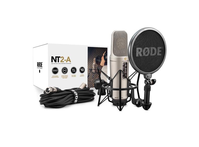 Røde NT-2A Studio kit Stormembran-mikrofon med tilbehør