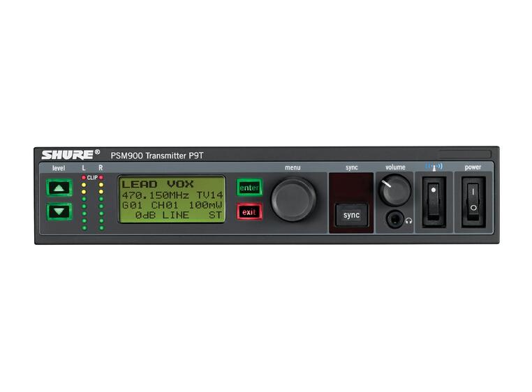 Shure PSM900 In-Ear Transmitter L6E (656-692 MHz) P9TE