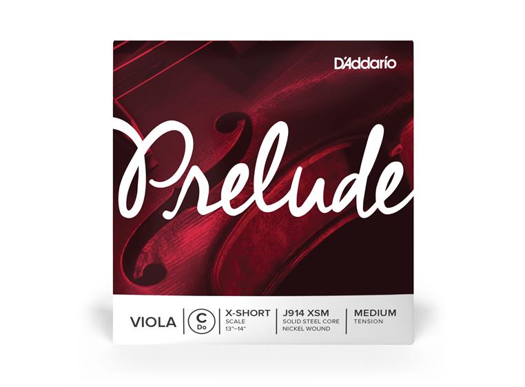 D'Addario J914XSM Prelude Viola C XShort Medium Tension
