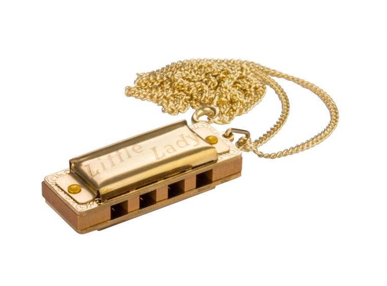 Hohner Little Lady Smykke i Eske gold plated, with necklace