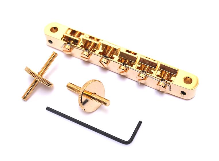 TonePros AVR2 G - Tune-O-Matic Bridge (Vintage ABR-1 Replacement) - Gold