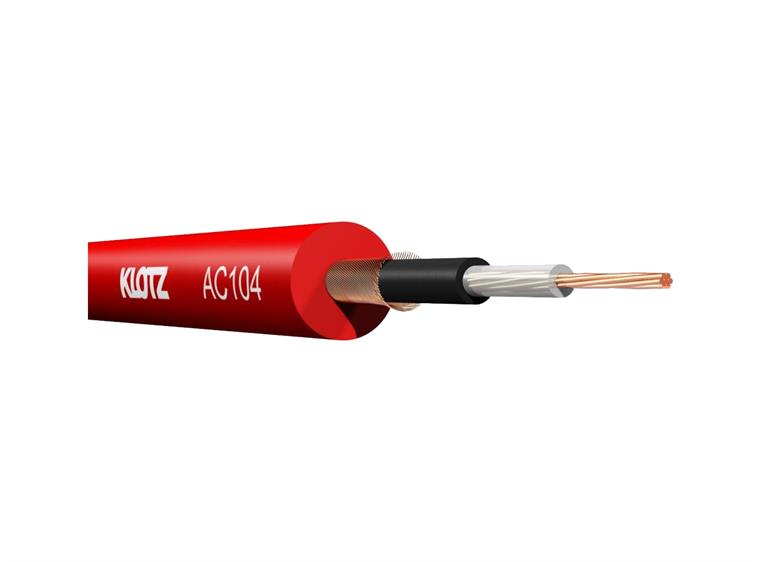 Klotz AC104RT.500 500m Pro Audio Cable red