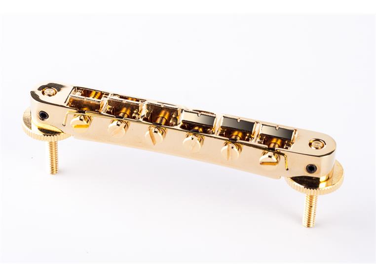 TonePros AVR2P G - Tune-O-Matic Bridge (Vintage ABR-1 Replacement) - Gold