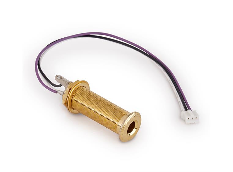 MEC Closed Stereo Jack Socket for Mounting with R5 Connector - Gold