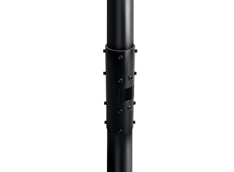 B-Tech BT7853-200/B Heavy Duty 50mm Pole 200cm, Black