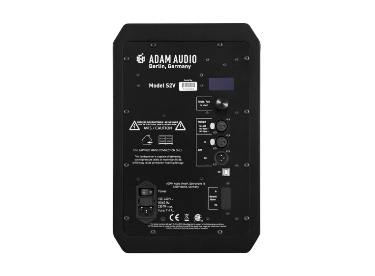 ADAM Audio S2V Nærfeltsmonitor 2-way, 7" woofer (pris pr stk) 