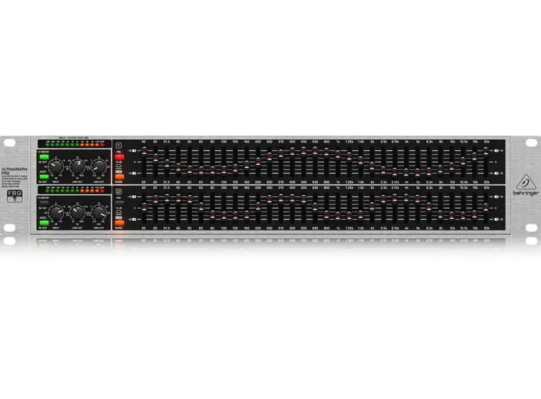 Behringer FBQ3102HD 31-bånds stereo grafisk EQ 