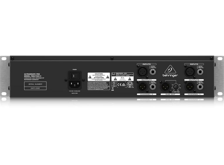 Behringer FBQ3102HD 31-bånds stereo grafisk EQ
