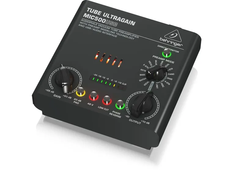 Behringer MIC500USB Tube Ultragain Preamplifier 