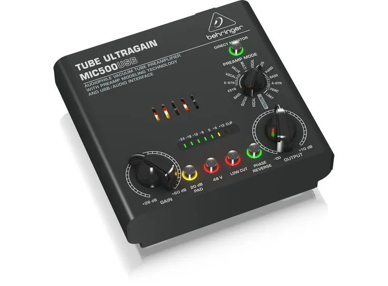 Behringer MIC500USB Tube Ultragain Preamplifier 