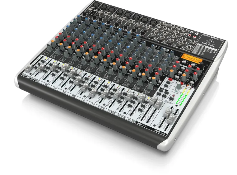 Behringer Xenyx QX2222USB Premium Mixer 22-Input 2/2-Bus, KLARK TEKNIK Multi-FX 