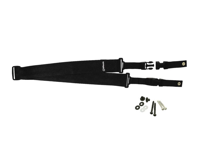 DIMARZIO DD2200CBK 2" ClipLock Strap Cotton Black 