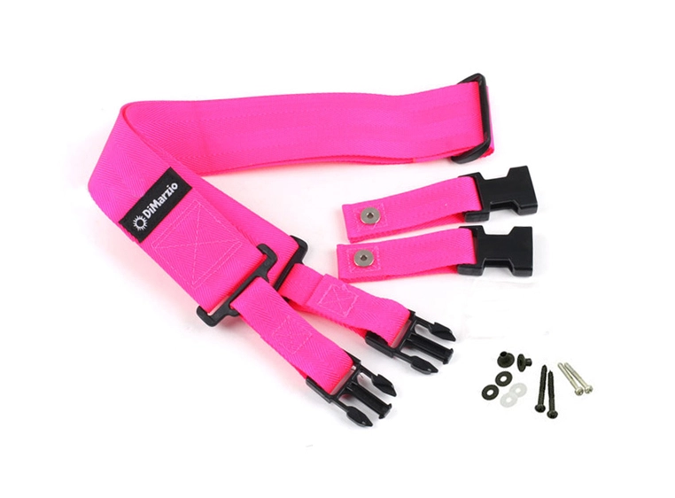 DIMARZIO DD2200PK 2" ClipLock Strap Neon Pink 