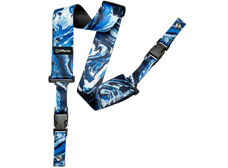 DIMARZIO DD2240 2" ClipLock Strap Nylon Steve Vai - Blue Universe 