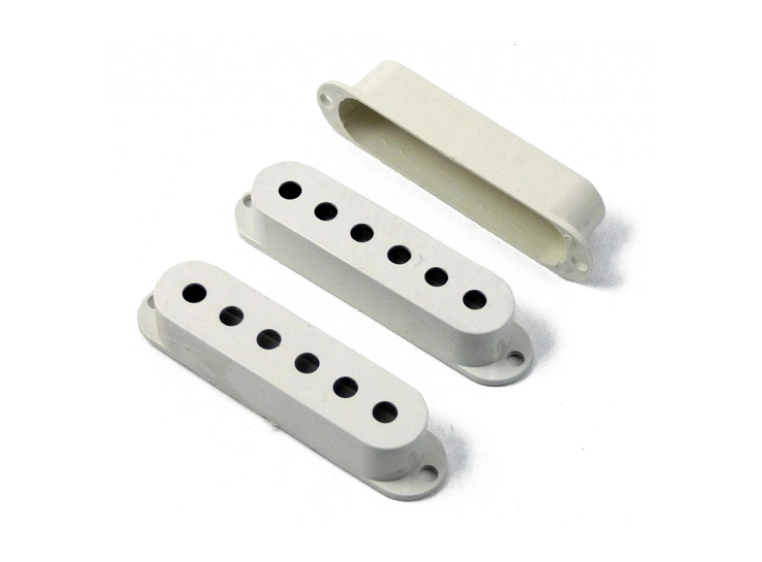 DIMARZIO DM2001W HS Strat Pickup Cover (3) White 