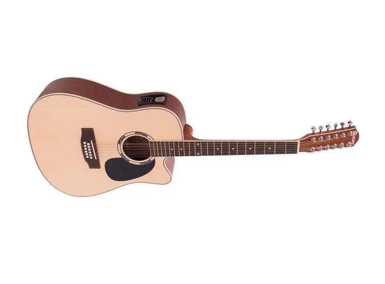DIMAVERY DR-612 Western guitar 12-string, nature 