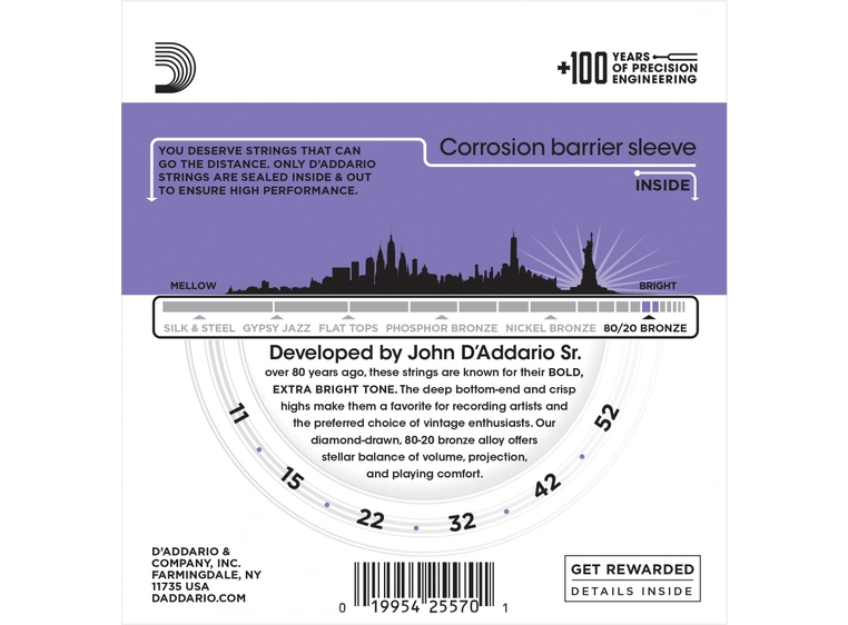 D'Addario EJ13-3D (011-052) 