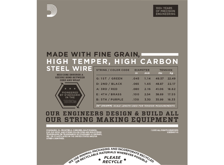 D'Addario ENR71-5 (045-130) 