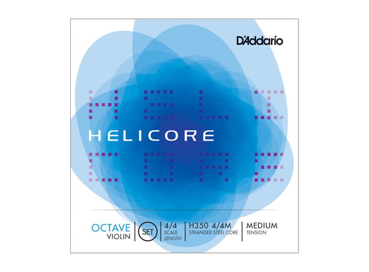 D'Addario H350 4/4M Violin Strings Helicore Octave Set Medium Tension