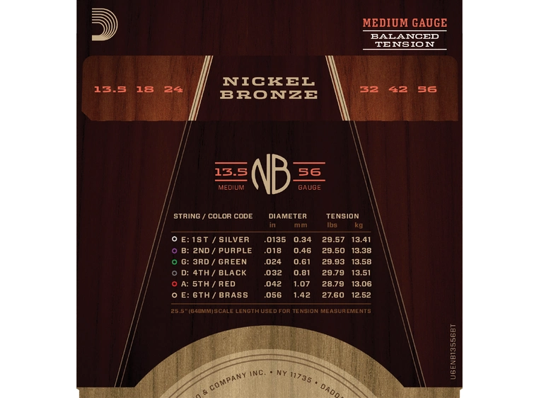 D'Addario NB13556BT (0135-056) 