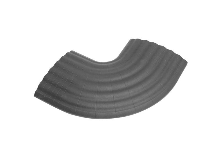 Defender Office C GREY 90° Curve grey for 85160 Cable Duct 4-channel