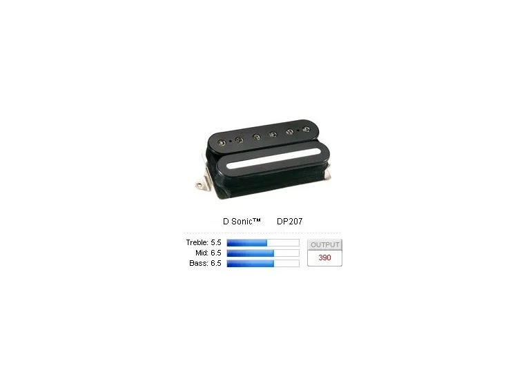 DiMarzio DP207FBK Pickup Humbucker D-Sonic F-Spaced Black 
