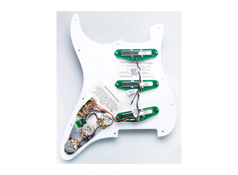 DiMarzio FG2108WA8 Pre-wired Pickguard Strat, Billy Corgan 