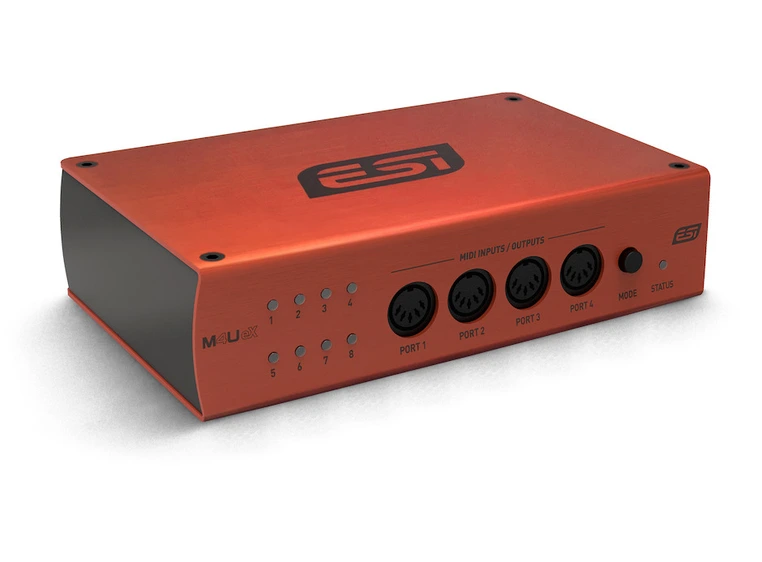 ESI M4U-EX 8 porters midi-grensesnitt Med usb-hub 