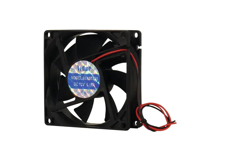 EUROLITE BF-12 Axial Fan 12V 80x80x25mm 
