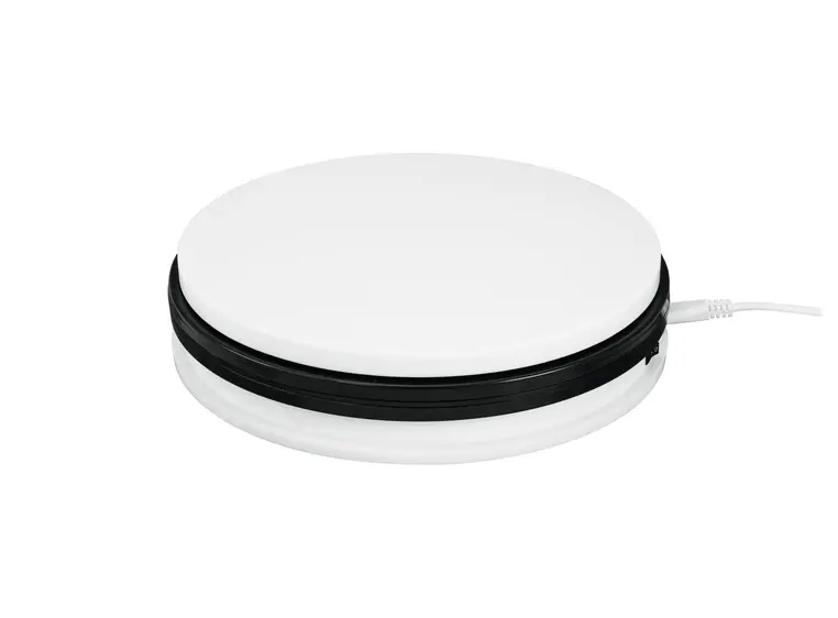 Europalms Rotary Plate 25cm up to 25kg white 