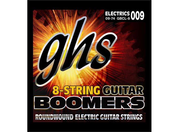GHS GBCL-8 Boomers 8-String (009-074) Custom Light