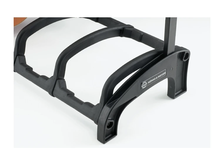 K&M 17515 Five guitar stand Guardian 5 black holds 5 guitars securely 
