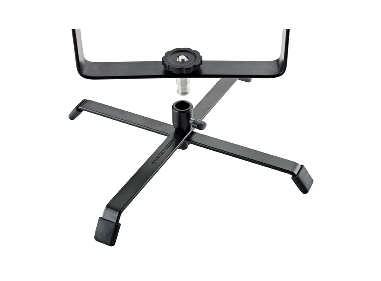 K&M 17720 Floor stand for spot lights Sort, robust cross base, mini TV mount 