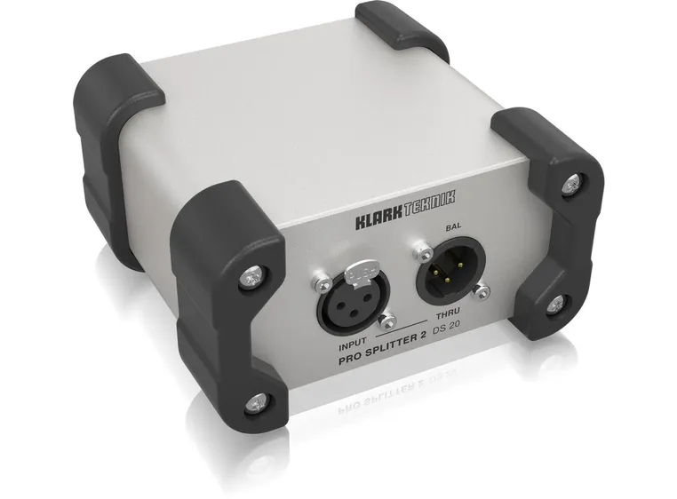 Klark Teknik DS-20 PRO SPLITTER 2 Passive 1-In / 2-Out Signal Splitter 