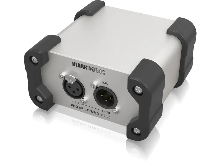 Klark Teknik DS-20 PRO SPLITTER 2 Passive 1-In / 2-Out Signal Splitter 