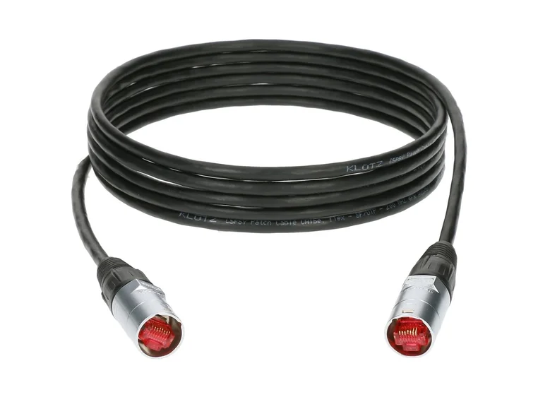 Klotz CP5EE1P05 RAMCAT5 SF/UTP EtherCON NE8MC/NE8MC Patch sort 0,5 m 