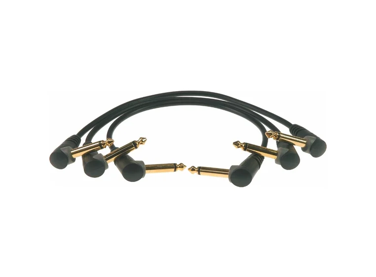 Klotz PP-AJJ0015 ubalansert pedal patch med vinkel jack 3 stk 15cm 