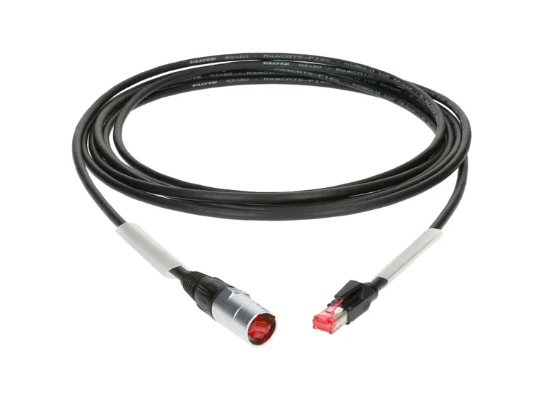 Klotz RC5ER050B RAMCAT5 etherCON NE8MC/RJ45 sort 5 m 