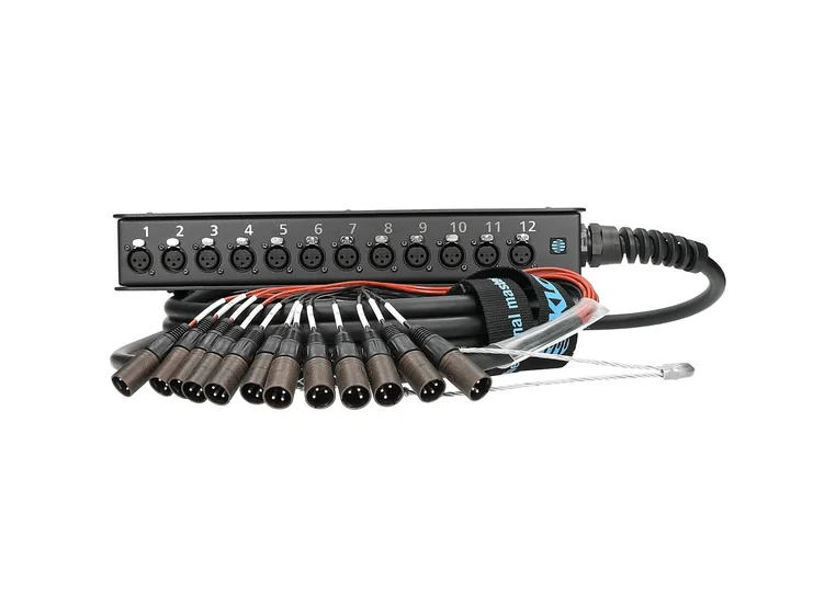 Klotz SLW120XE10 StraightLink 12 channels 12/0 XLR Single Ground 10m 