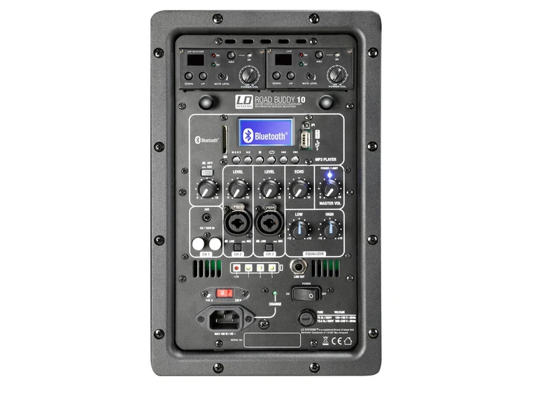 LD Systems ROADBUDDY 10 BPH 2 584-607Mhz Batteri, Bluetooth, 2x trådløs hodebøyle 
