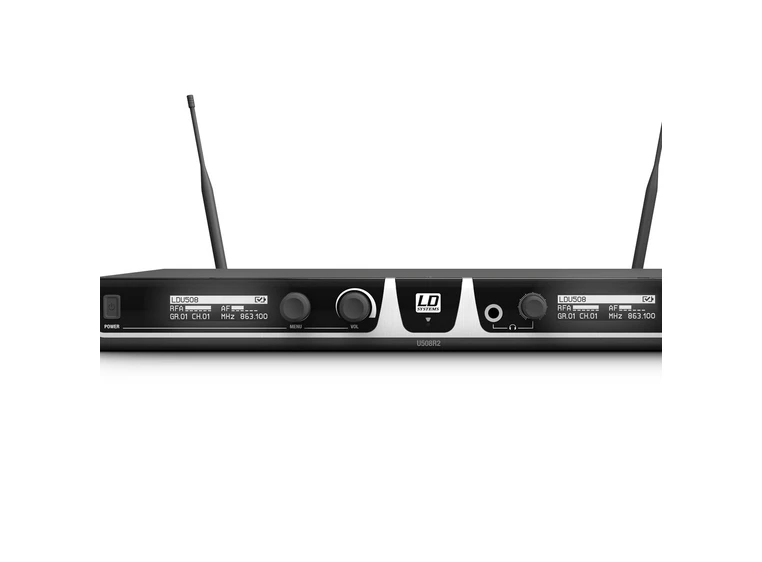 LD Systems U508 HBH 2 Trådløst system 823 - 832 MHz , 863 - 865 MHz 