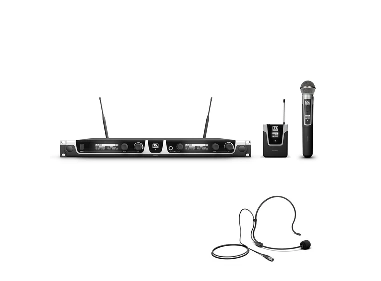 LD Systems U508 HBH 2 Wireless System, 823 - 832 MHz , 863 - 865 MHz 