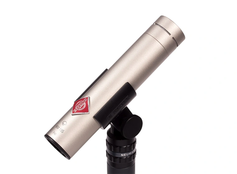 Neumann KM 185 Super-cardioid microphone. Nickel. 