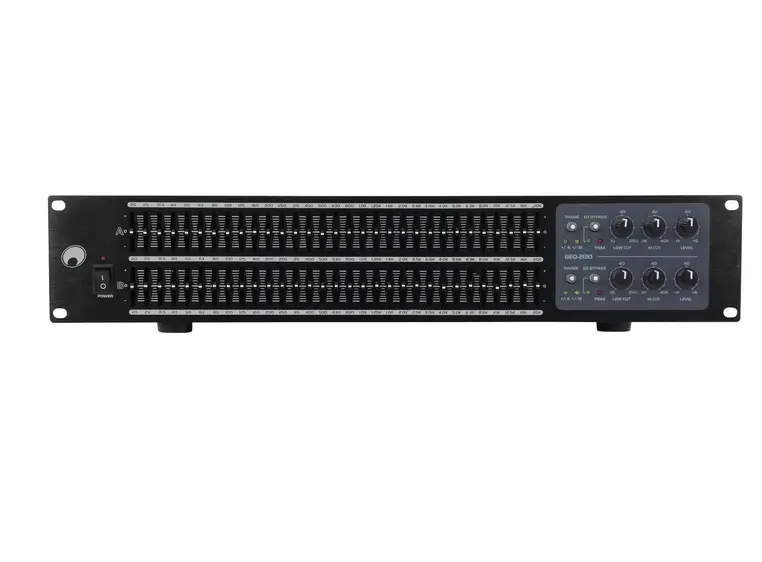 OMNITRONIC GEQ-2310 Equalizer 2x31-Band 