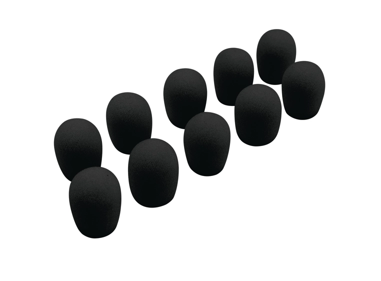 OMNITRONIC UHF-100 Windshield, black 10x 