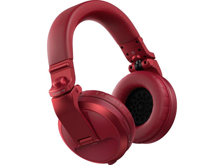 Pioneer DJ HDJ-X5BT-R hodetelefon, rød DJ Bluetooth over-ear