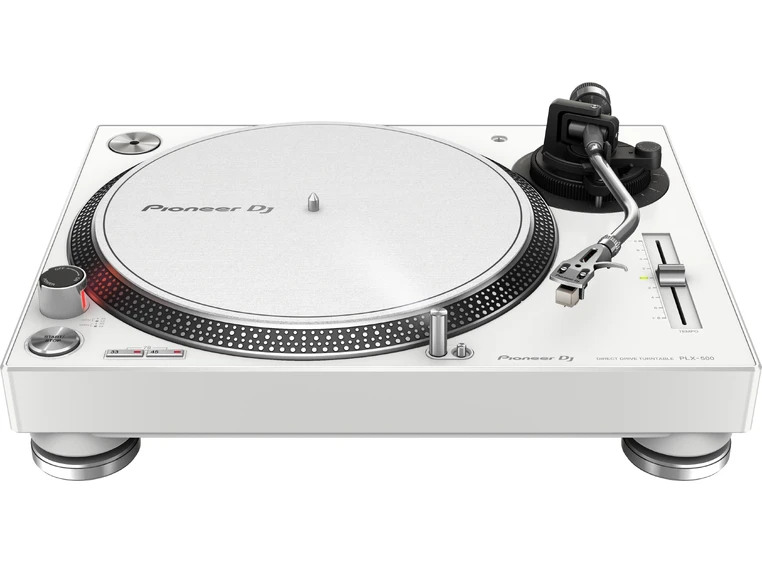 Pioneer PLX-500 Platespiller, Hvit High Torque Direct Drive Turntable 