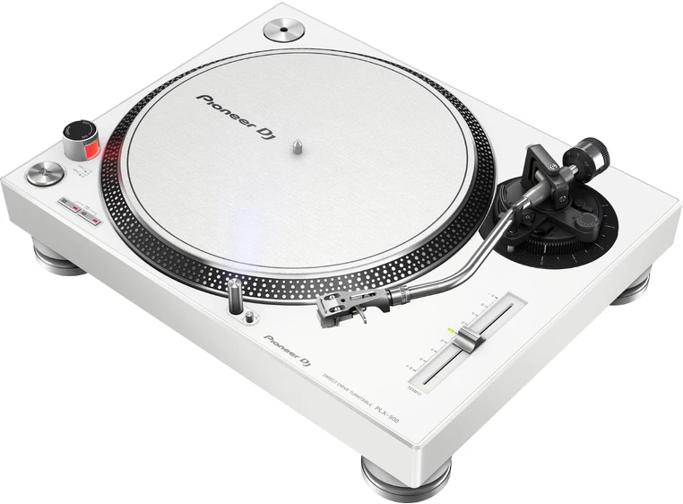 Pioneer PLX-500 Platespiller, Hvit High Torque Direct Drive Turntable 