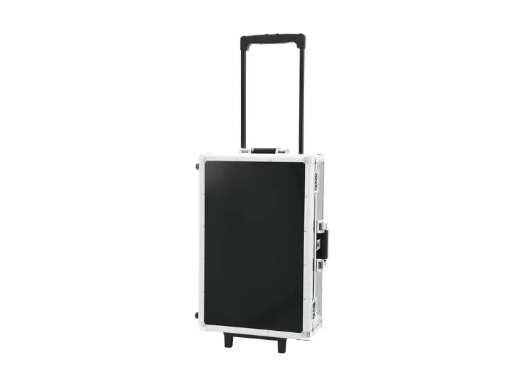 ROADINGER CD case black 120 CDs with trolley 