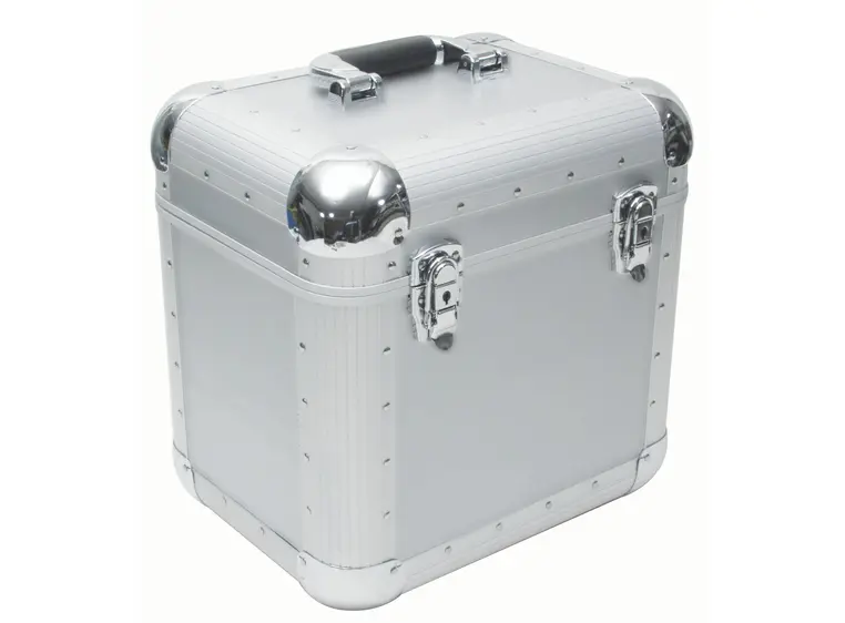 ROADINGER Record case ALU maxi booking, 80LPs, rounded 